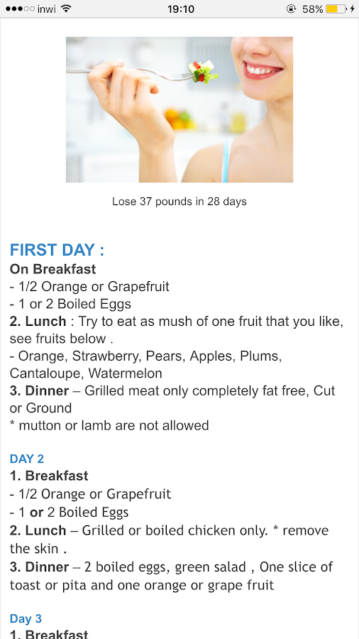 28 Day Egg Diet Images