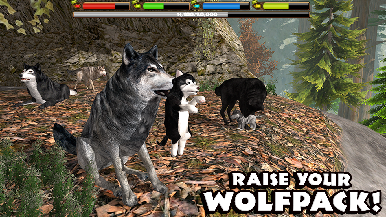 Реалистичный Симулятор Волка Wolf Quest Игра