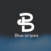 Blue Stripes Dark EMUI 9.1 / 10 Theme for Huawei 4.0