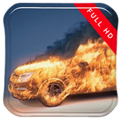 Burning Car 3D Live Wallpaper 2.0