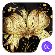 Golden Flower Theme & HD wallp 64.0.1001