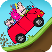 bebba pig car game cartoon 2.2