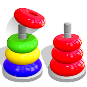 Color Stack Puzzle: Hoop Sort 