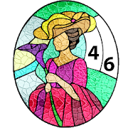 Stained Glass Coloring Miniature Painting Ideas 