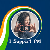 Support Modi profile pic maker 1.1