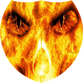 Skull in flames Live Wallpaper 1.0