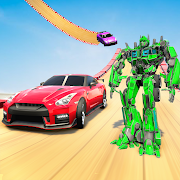 Robot Car Stunt Driving Games 2