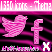 Pink Zebra Starry icon pack 1.0.14