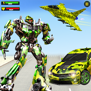 Flying Robot Transforming Game-Tank Robot Car Game 