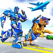 Police Tiger Robot Car Game 3D 2.5.7