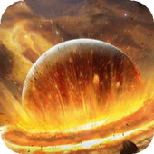 Burst of fiery planet LWP 1.0