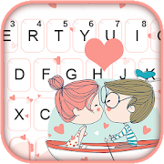 Couple Kiss Doodle Keyboard Th 1.0