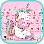 Pink Unicorn Donut Keyboard Th 8.7.1_0619