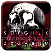 Skull Roses Keyboard Theme 1.0