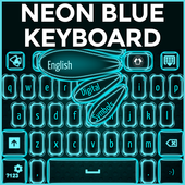 Neon Blue Keyboard 2.9.5