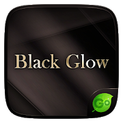 Black Glow GO Keyboard Theme 4.5