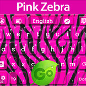 GO Keyboard Pink Zebra 2.4