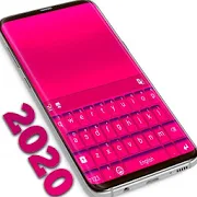 Keyboard Color Pink Theme .