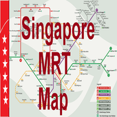 Singapore Offline MRT map 1.3