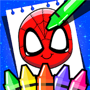 com.kidsfreegames.superhero.coloringpages icon