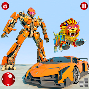 Lion Robot Transform Car War sim:Super Robot Games 1.0