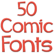 Fonts for FlipFont 50 Comic 