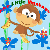 Five little Monkey Kids Poem 0.0