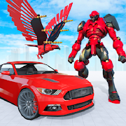 Flying Eagle Robot Car Multi Transforming Games 1.6