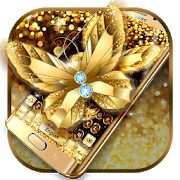 keyboard.theme.golden.butterfly icon