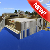 Redstone mansion map for MCPE 1.4