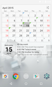 Calendar Widget Month + Agenda 1.36 screenshot 2