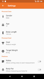 Weight Tracker 1.0 screenshot 4