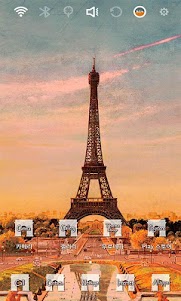 Eiffel Tower at Sunset Theme 1.0 screenshot 1