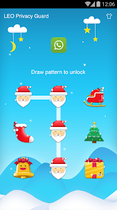 AppLock Theme - Christmas 2015 1.2 screenshot 2