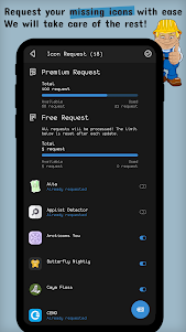 Azulox Icon Pack - Dark mode 125.0 screenshot 4