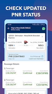Book Tickets:Train status, PNR 4.6.1.3 screenshot 3