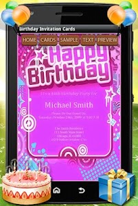 Birthday Party Invitation Card 1.0 screenshot 3