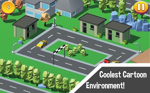 Toy Car Loop: Blocky Roads 1.0 screenshot 3
