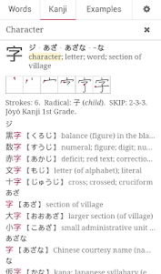 Tangorin Japanese Dictionary 1.5.1 screenshot 3