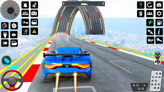 Crazy Car Stunts: Ramp Car 7.4 screenshot 6