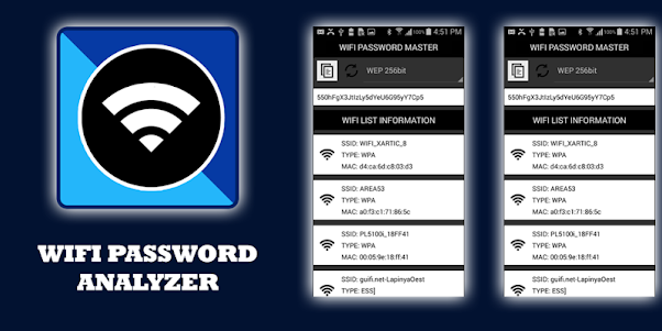 Wifi Password: Analyzer 1.0 screenshot 1