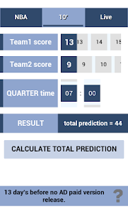 Basketball total predict 2.6 screenshot 2