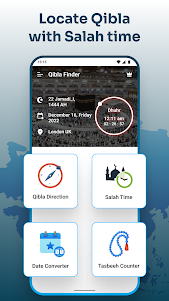 Qibla Compass with Salah Time 1.9.0 screenshot 2