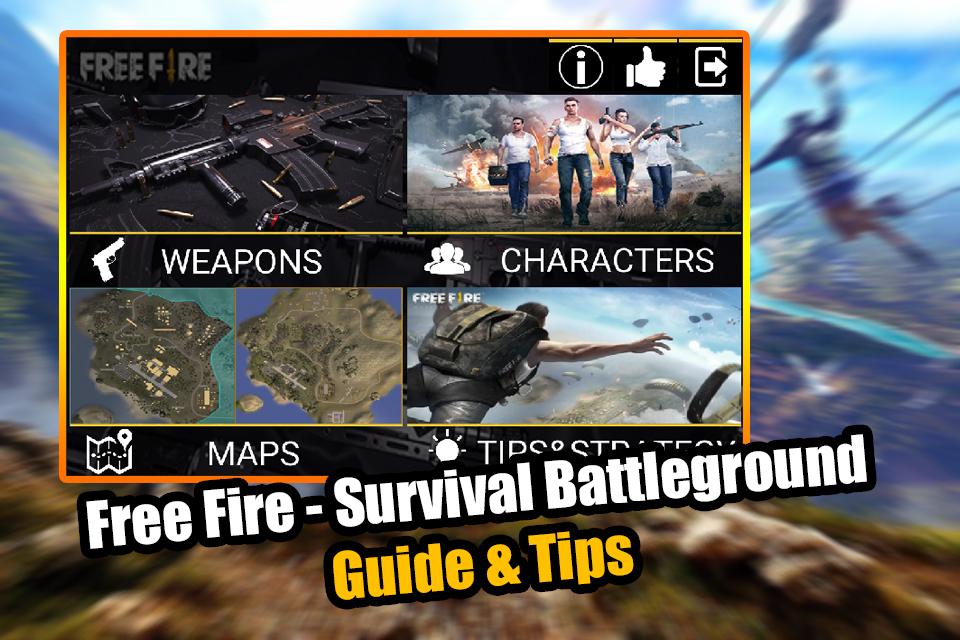 Free Fire - Survival Battleground Guide & Tips 1.2 APK ... - 