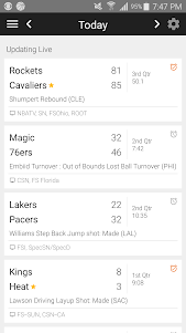 Basketball Schedule Mavericks 6.7.3 screenshot 1