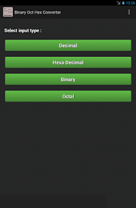 Binary Octal Hex Dec Converter 1.0 screenshot 4