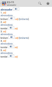 Spanish<>French Gem Dictionary 4.3.106 screenshot 2