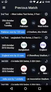 Live cricket score and News 1.2.5 screenshot 5