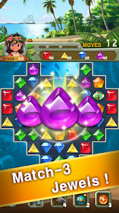 Paradise Jewel: Match 3 Puzzle 123 screenshot 1