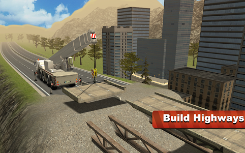 Bridge Construction Crane Sim 1.39 screenshot 11
